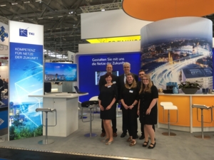 Das TKI-Vertriebsteam auf der ANGA COM 2019